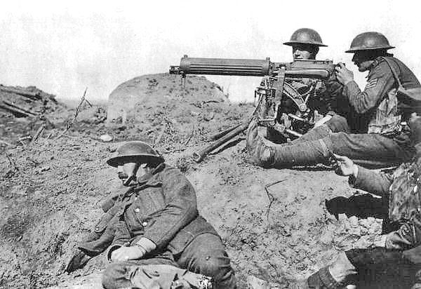 A British machine gun and crew The Weapons of World War I God would never - photo 3