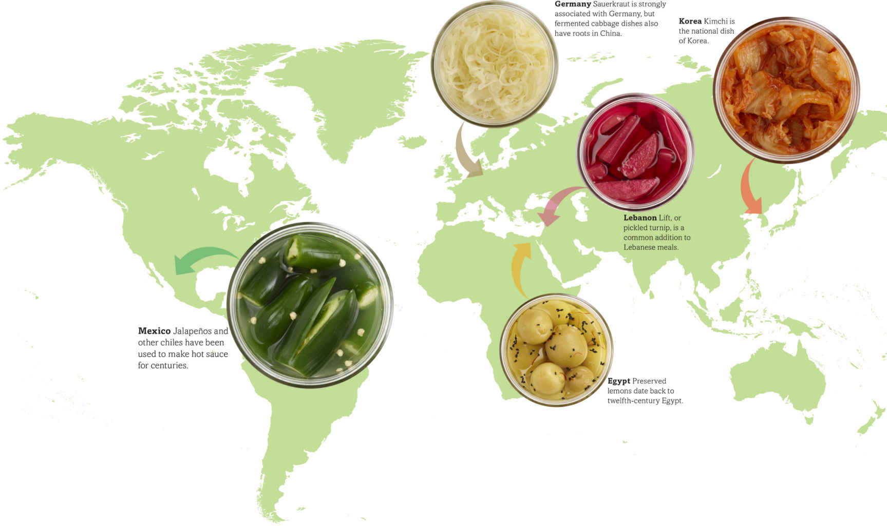 Around the world Fermenting has roots in cultures from nearly every continent - photo 8