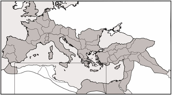 The Roman Empire at its greatest extent with the area covered in this volume - photo 2
