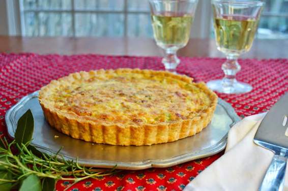 Quiche Lorraine named for the Lorraine region of France is a savoureuse open - photo 6