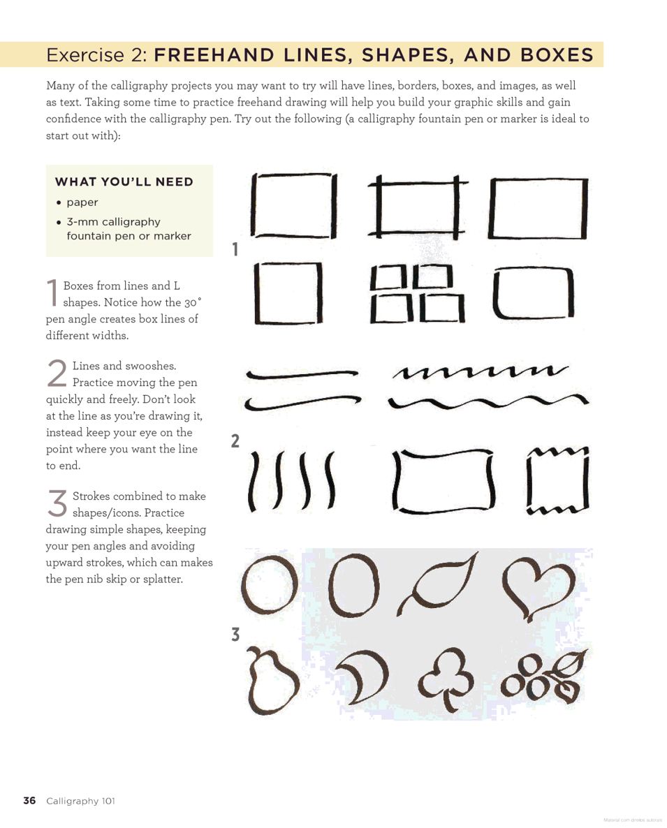 Calligraphy 101 Master Basic Skills and Techniques Easily through Step-by-Step Instruction - photo 36