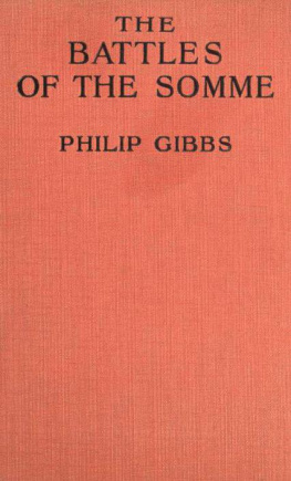 Gibbs - BATTLES OF THE SOMME (CLASSIC REPRINT)