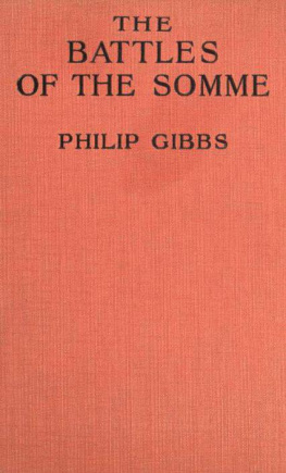 Gibbs BATTLES OF THE SOMME (CLASSIC REPRINT)