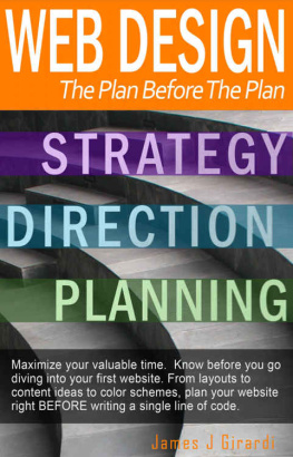 Girardi - Web Design: The Plan Before The Plan