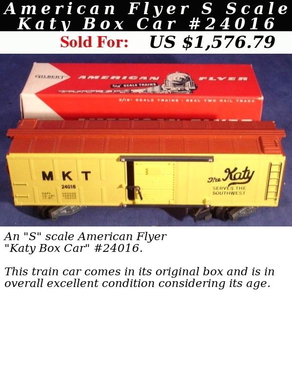 Top25 Best Sale Higher Price in Auction February 2013 American Flyer Train - photo 15