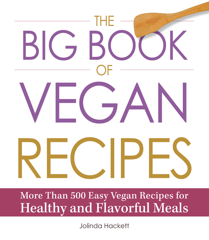 The BIG BOOK of VEGAN RECIPES More Than 500 Easy Vegan Recipes for Healthy and - photo 1