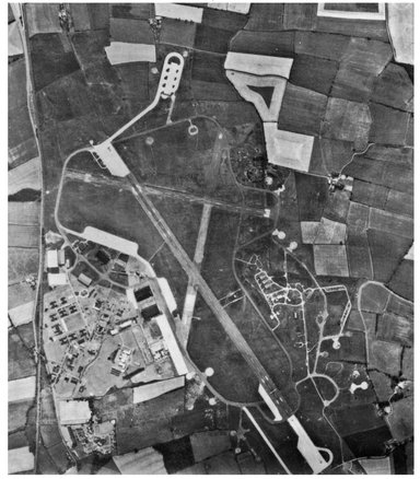 Wartime triangular pattern of a bomber airfield with three intersecting - photo 3