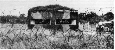 Concrete pill-boxes housing machine-guns and crews were erected at RAF bomber - photo 4