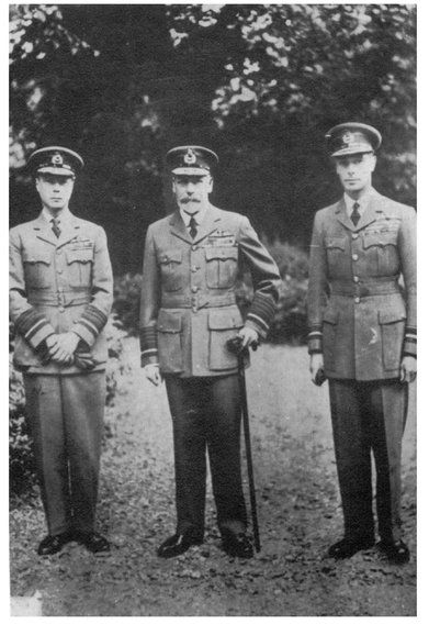 Three kings from left to right the Duke of Windsor formerly Edward VIII - photo 1