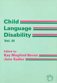 Page i Child Language Disability Hearing Impairment title - photo 1