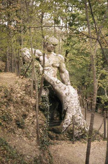 1 The fighting giants in the Parco di Mostro at Bomarzo near Viterbo Italy - photo 4