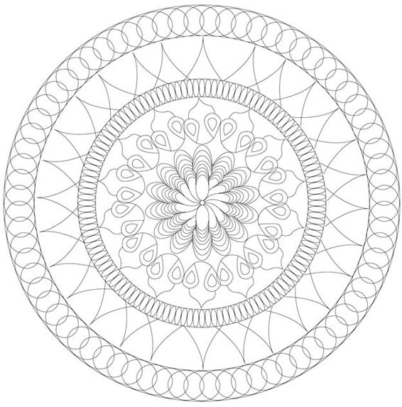 De-StressRelax Let Go with 50 Mandala Meditation Patterns - photo 38