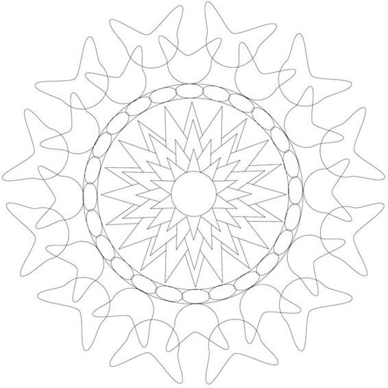 De-StressRelax Let Go with 50 Mandala Meditation Patterns - photo 42