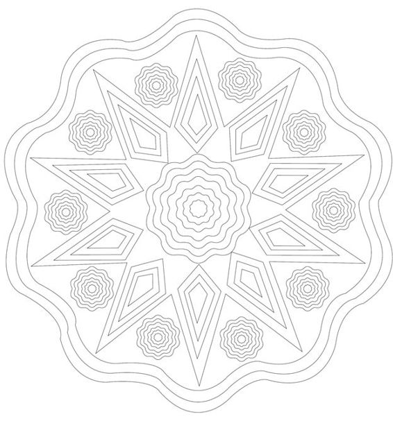 De-StressRelax Let Go with 50 Mandala Meditation Patterns - photo 45