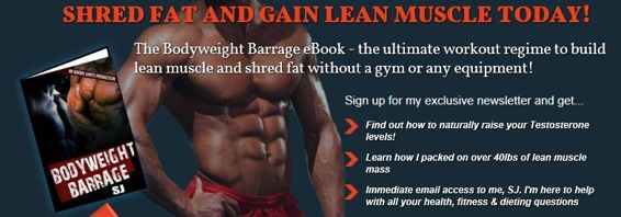 The Bodyweight Barrage eBook - the ultimate guide to building muscle and - photo 1