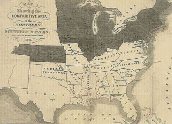 1861 The North and the South Fifteen states were considered slave states - photo 2