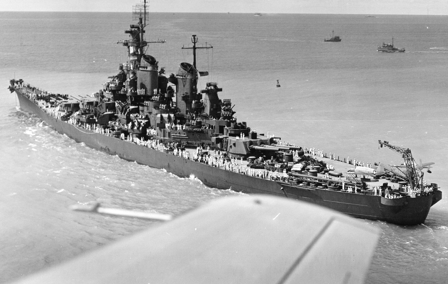 The USS New Jersey BB62 on Pacific duty in WW2 The USS Idaho BB24 - photo 7