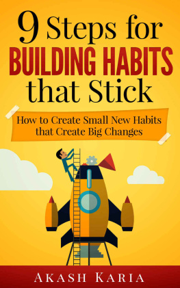 Karia Steps for Building Habits that Stick