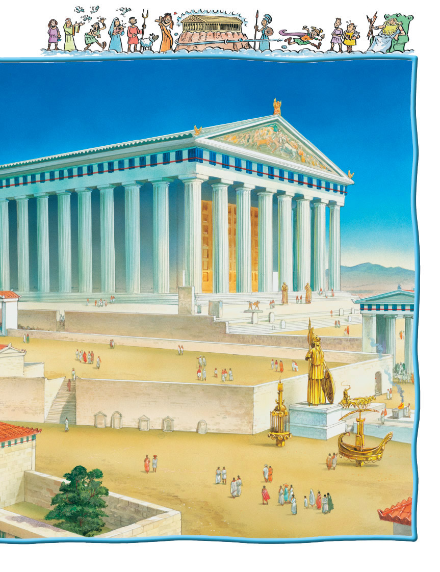 Parthenon home of Athena The Romans built a massive stadium for deadly - photo 8
