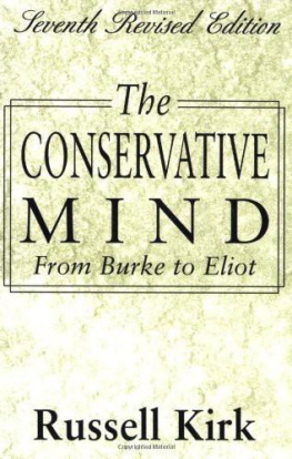 Kirk - The conservative mind : from Burke to Eliot