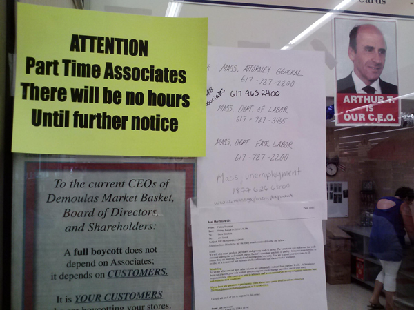 Photo by Grant Welker Weeks into the boycott Market Basket cut the hours of - photo 11