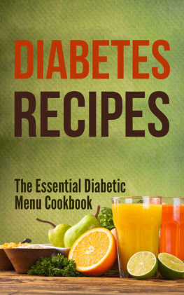 Lacy Diabetes Recipes: The Essential Diabetic Menu Cookbook