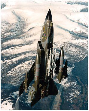 2 A Tornado GR1 from IX Squadron RAF going vertical when the squadron was - photo 3