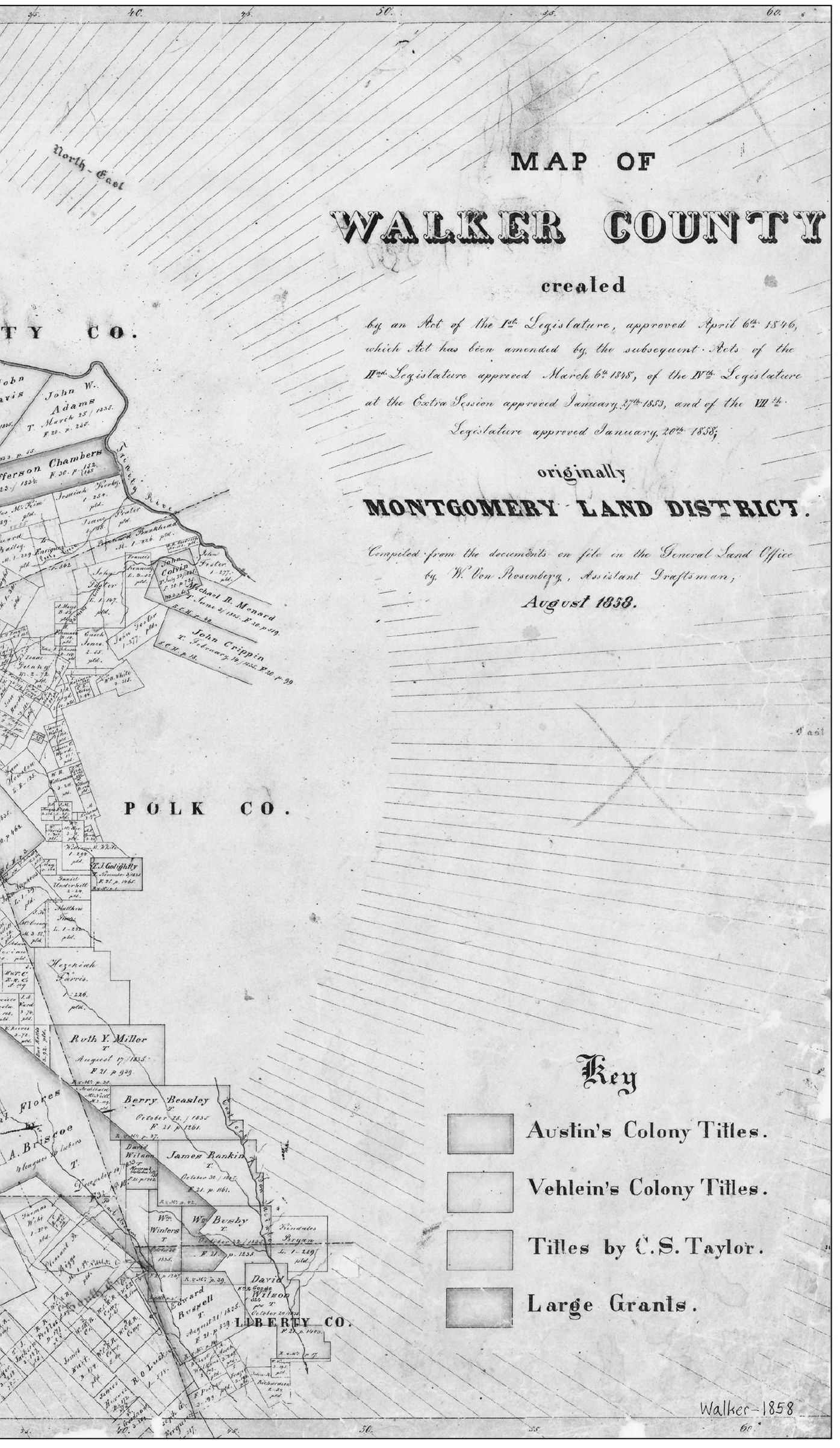 This map shows the original land grants that were bestowed on settlers in the - photo 5