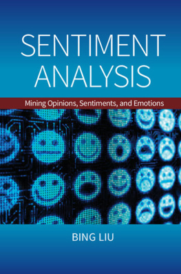 Liu - Sentiment analysis : mining opinions, sentiments, and emotions