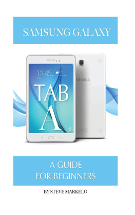 Markelo - Samsung Galaxy Tab A: A Guide for Beginners