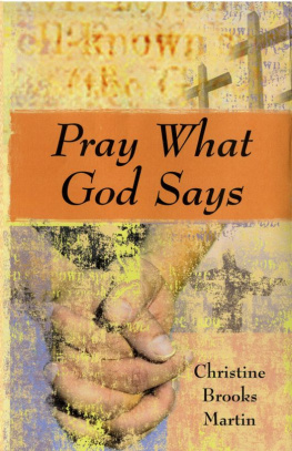 Martin Pray what god says