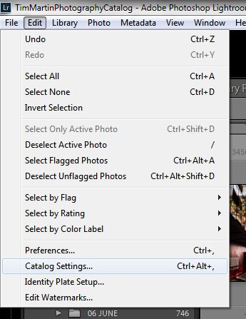 Go to Edit then select Catalog Settings GENERAL Click on the tab for General - photo 3