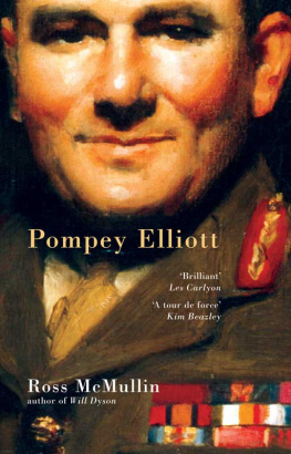 Elliott Harold Edward - Pompey Elliott at war : in his own words