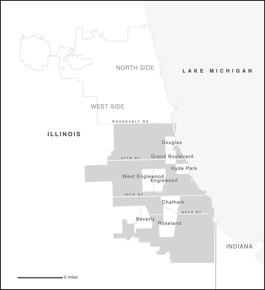 Map of the South Side of Chicago Contents To my agent Charlotte Sheedy thanks - photo 3