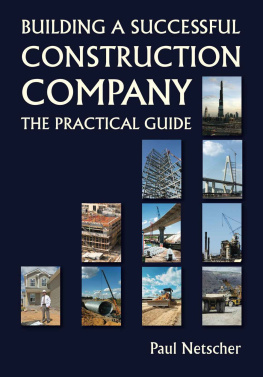 Netscher - Building a successful construction company : the practical guide
