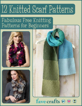 Nieizv 12 Knitted Scarf Patterns: Fabulous Free Knitting Patterns for Beginners