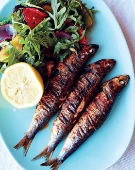 If its warm enough for a barbecue I always look out for fresh sardines as they - photo 3