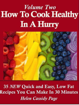 Page - 35 New, Quick and Easy Low Fat Recipes You Can Prepare in 30 Minutes