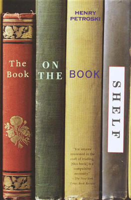 Petroski - The book on the bookshelf