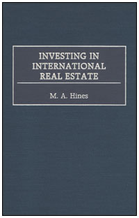 title Investing in International Real Estate author Hines Mary - photo 1