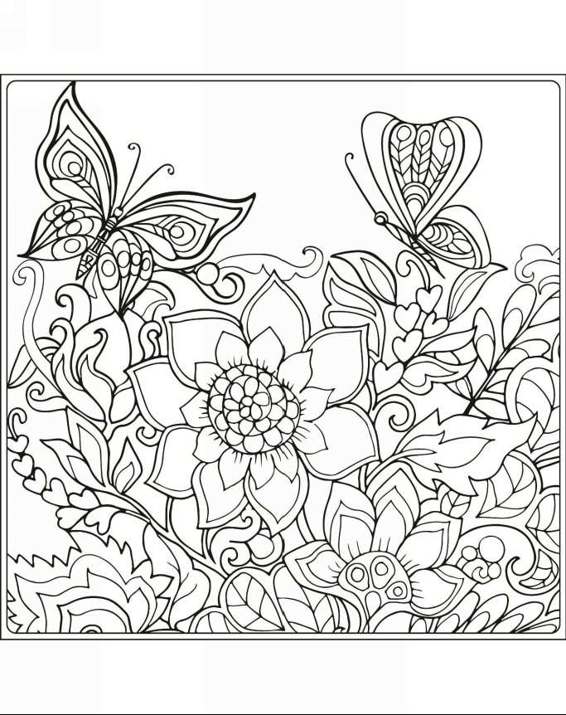 Zendoodle Coloring Magneficent Colors 30 Lovely Butterflies and Flowers to Color and Exhibit - photo 10