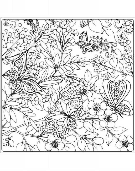 Zendoodle Coloring Magneficent Colors 30 Lovely Butterflies and Flowers to Color and Exhibit - photo 11