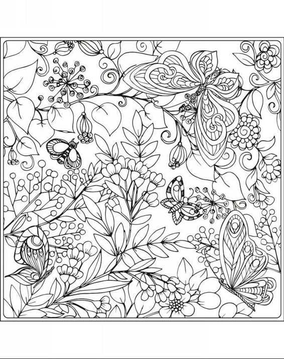 Zendoodle Coloring Magneficent Colors 30 Lovely Butterflies and Flowers to Color and Exhibit - photo 12