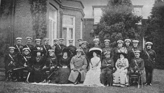 King Edward VIIs visit to Aldershot 1909 Aldershot Command Headquarters - photo 17