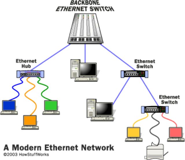 Fig 2 A Modern Ethernet Network using Radial Topology coutesy of - photo 3