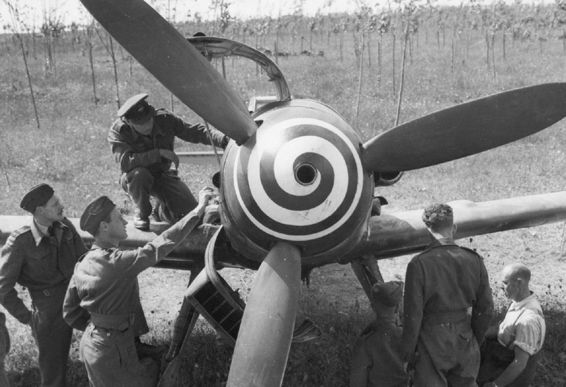 Captured enemy aircraft were always great intelligence prizes and here RAF - photo 2