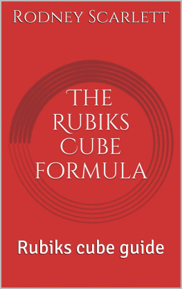 Scarlett - The Rubiks Cube formula Rubiks Cube guide