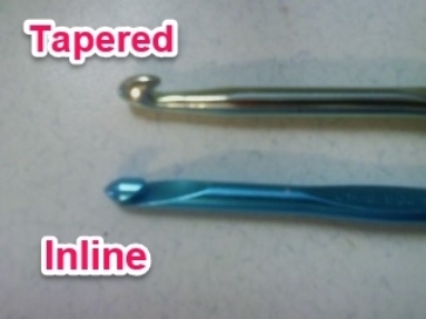 Inline hooks have a sharper more angular hook head Tapered hooks have a more - photo 2