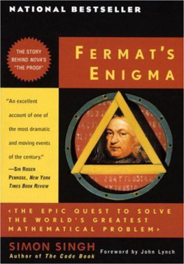 Singh - Fermats Enigma