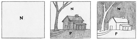 The two examples on the right demonstrate how negative space can be analyzed - photo 14